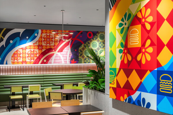 Shake Shack上海豫园店艺术墙